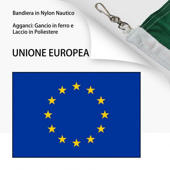 BANDIERA IN NYLON NAUTICO UNIONE EUROPEA 450x300cm