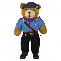 ORSACCHIOTTO PELUCHE CARABINIERI UNIFORME ESTIVA h50cm