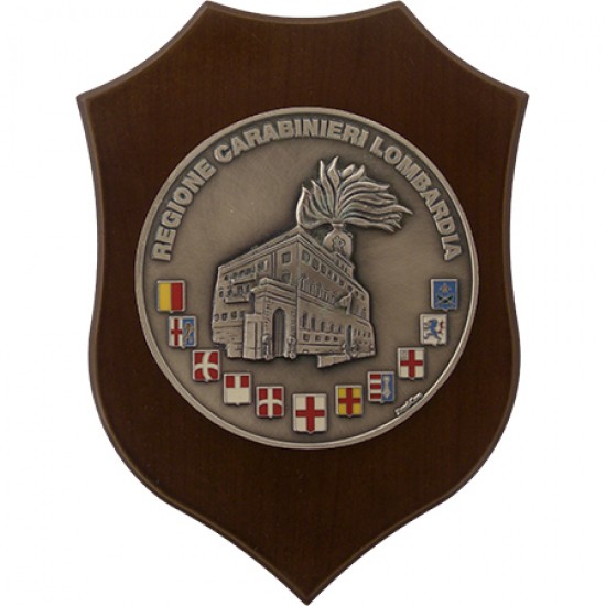 CREST REGIONE CARABINIERI LOMBARDIA BRONZO