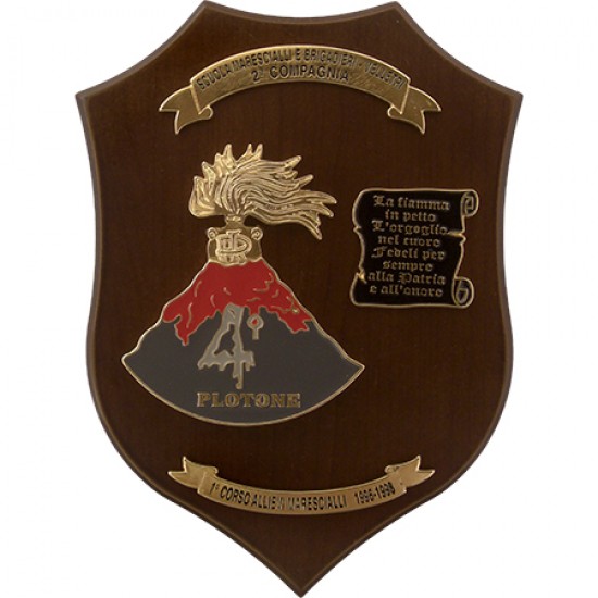 CREST CARABINIERI - SCUOLA MARESCIALLI E BRIGADIERI VELLETRI 2° COMPAGNIA IV PLOTONE