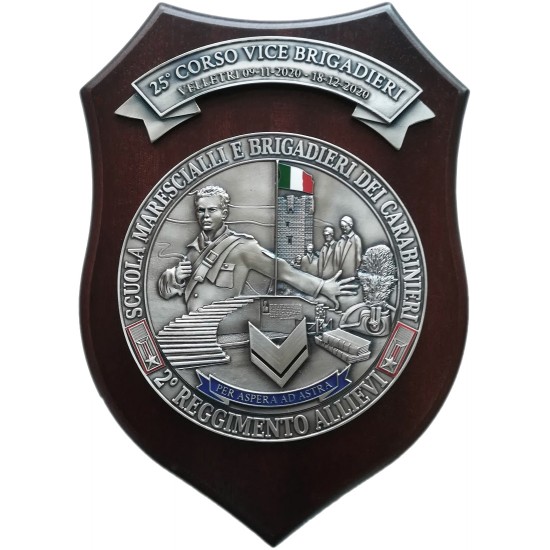 CREST CARABINIERI - 25° CORSO VICE BRIGADIERI VELLETRI - 2° REGGIMENTO ALLIEVI