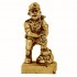 STATUINA IN RESINA BRONZO CARICATURA CARABINIERE 16cm