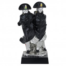 STATUA ARGENTO/CROMATA CARABINIERI IN TORMENTA