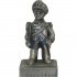 STATUINA IN RESINA ARGENTO CARICATURA UFFICIALE CARABINIERE 15cm