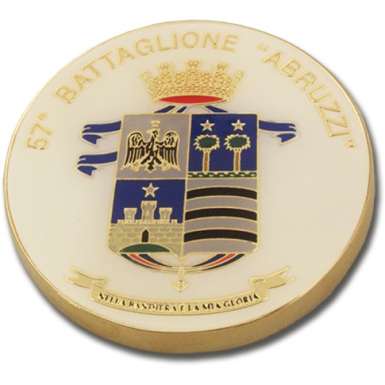 FERMACARTE ESERCITO ITALIANO - 57° BATTAGLIONE "ABRUZZI"