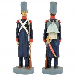 STATUINA NAPOLEONICA CON CAPPOTTO 12cm