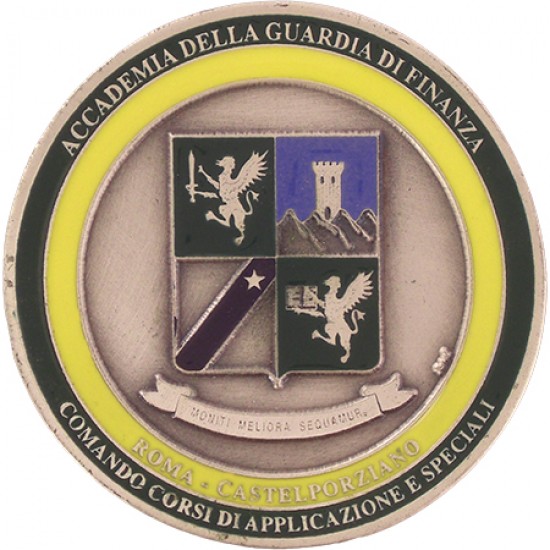 FERMACARTE ACCADEMIA DELLA GUARDIA DI FINANZA CASTEL PORZIANO - CORSI DI APPLICAZIONE E SPECIALI