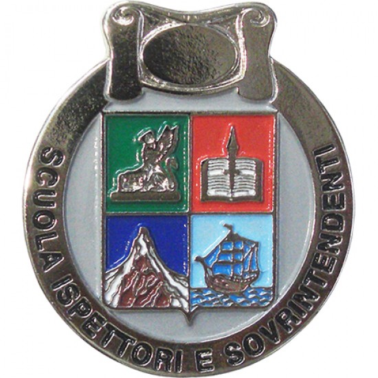 DISTINTIVO ARGENTO GUARDIA DI FINANZA - SCUOLA ISPETTORI E SOVRINTENDENTI L' AQUILA