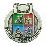 DISTINTIVO ARGENTO SCUOLA SOTTUFFICIALI GUARDIA DI FINANZA - L' AQUILA