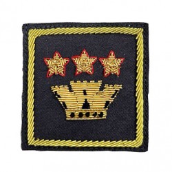 GRADO VELCRO RICAMATO GdF COLONNELLO COMANDANTE DI CORPO