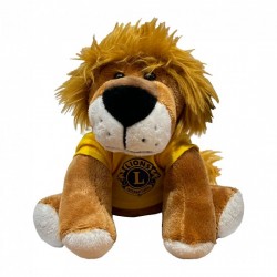 PELUCHE LEONE CON T-SHIRT LIONS CLUB INTERNATIONAL