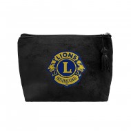 POCHETTE / NECESSAIRE VELLUTO NERO LIONS INTERNATIONAL