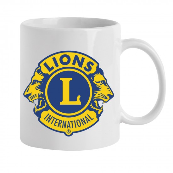 TAZZA IN CERAMICA LIONS CLUB INTERNATIONAL