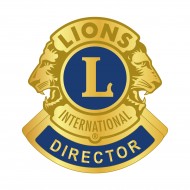 SPILLA "DIRECTOR" LIONS INTERNATIONAL DORATA