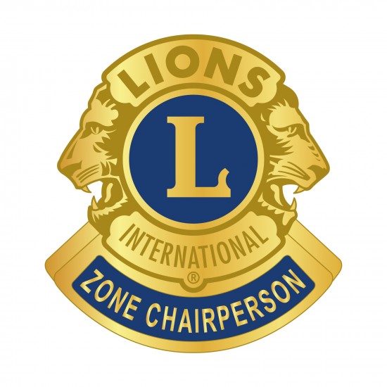 SPILLA "ZONE CHAIRPERSON" LIONS INTERNATIONAL DORATA