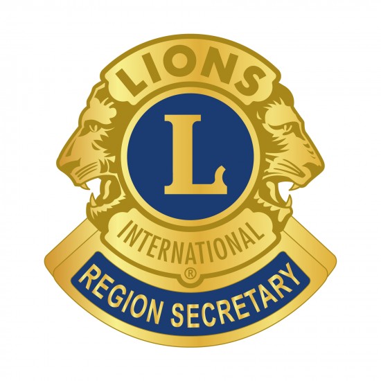 SPILLA "REGION SECRETARY" LIONS INTERNATIONAL DORATA