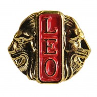 SPILLA "LEO" LEO CLUB ITALIA ORO E ROSSO