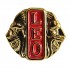 SPILLA "LEO" LEO CLUB ITALIA ORO E ROSSO