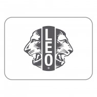 TAPPETINO PER MOUSE LOGO LEO CLUB  LIONS CLUB INTERNATIONAL