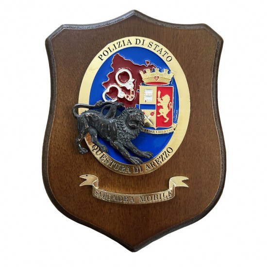 CREST POLIZIA DI STATO QUESTURA DI AREZZO SQUADRA MOBILE