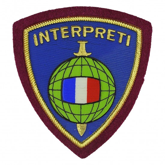 PATCH POLIZIA DI STATO - INTERPRETI DI FRANCESE