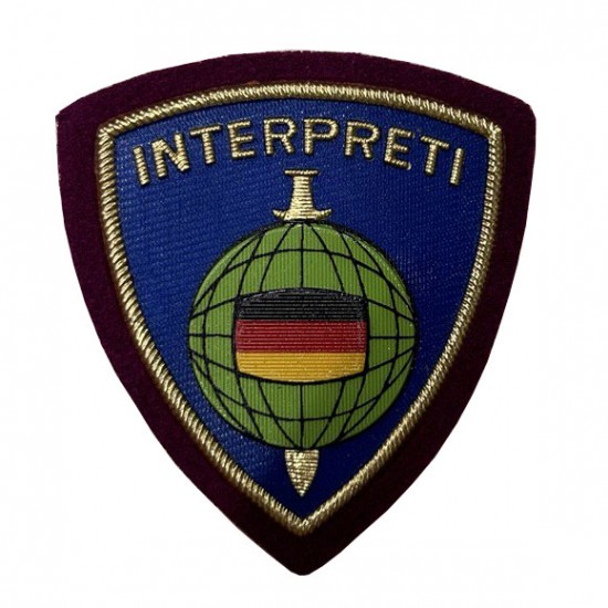 PATCH POLIZIA DI STATO - INTERPRETI DI TEDESCO