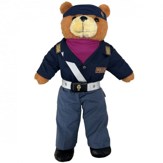 ORSACCHIOTTO PELUCHE POLIZIA DI STATO h50cm