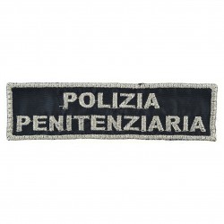 DICITURA POLIZIA PENITENZIARIA RICAMATA CM.9X2.5