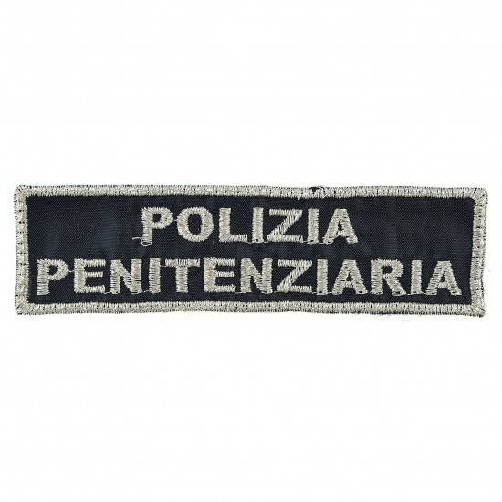 DICITURA POLIZIA PENITENZIARIA RICAMATA CM.9X2.5